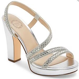 I. Miller Selwyn Womens Round Open Toe Block Heel Pumps